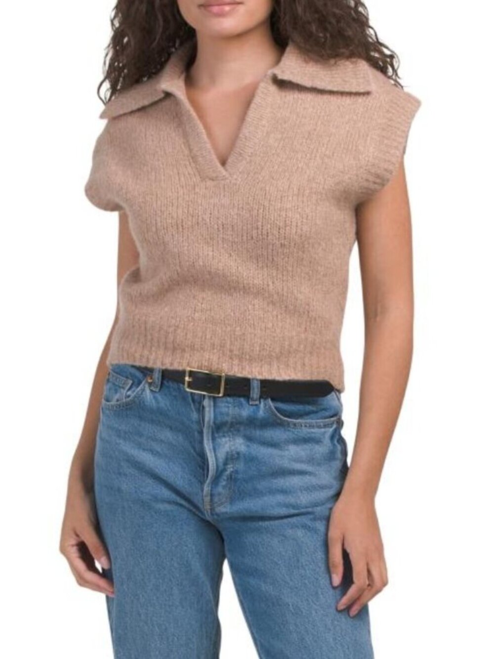 SUSANA MONACO Wool Blend Collar Vest